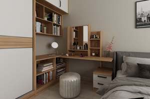 Armario Integrado para Habitación Infantil con Escritorio, Diseño Ecológico Independiente, Tamaño Personalizado para una Máxima Optimización del Espacio - Product Image 4