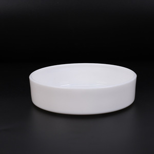 White Round Resin <b>Pot</b> Tray Lightweight Durable For Desktop Floor <b>Standing</b> Use - Product Image 2