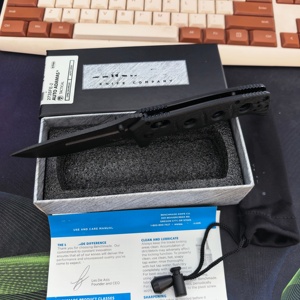 Cuchillo Plegable Táctico BM 273 Auto Adamas, Hoja CPM-CruWear Sheepsfoot, Cuchillo de Combate de Grado Industrial, Mango G10, OEM/ODM - Product Image 4