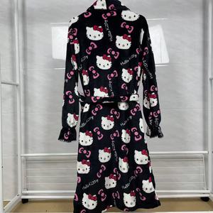 Nuovo accappatoio lungo di flanella donna autunno <span class=keywords><strong>inverno</strong></span> grazioso Design pigiama caldo <span class=keywords><strong>abbigliamento</strong></span> per la <span class=keywords><strong>casa</strong></span> - Product Image 2