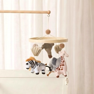 <span class=keywords><strong>Mobile</strong></span> de <span class=keywords><strong>lit</strong></span> bébé en peluche, animaux de la <span class=keywords><strong>jungle</strong></span>, décoration suspendue pour berceau, cadeau de naissance, girafe, zèbre - Product Image 4