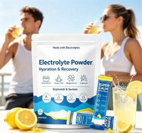 Poudre d'électrolytes à marque privée pour soutenir les performances sportives, sans sucre, complément OEM