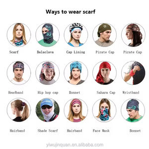 多用途迷彩ビーニーAnti-UV 50 + シームレスカスタムプリントスポーツネックチューブスカーフ - Product Image 5