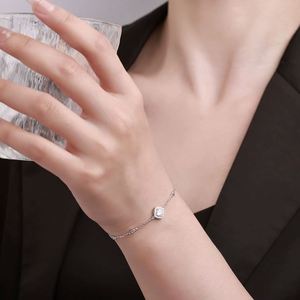 Pulsera de Plata S925 con Moissanita y Diamantes Brillantes - Product Image 4