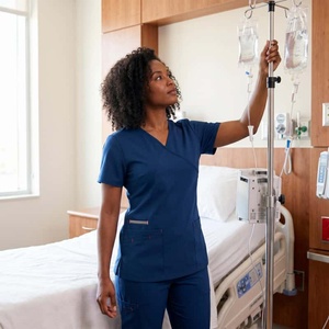 Uniforme Médico Internacional para Enfermeras, Pantalones <span class=keywords><strong>de</strong></span> Manga Corta, Ropa <span class=keywords><strong>de</strong></span> <span class=keywords><strong>Trabajo</strong></span> para Quirófano, Aislamiento, Tela <span class=keywords><strong>de</strong></span> Poliéster Tejida, para Mujer - Product Image 5