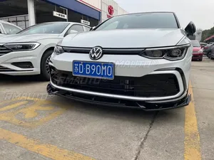 Kit carrosserie pour Golf MK8 GTI R-Line, lèvre de pare-chocs aspect fibre de carbone, protection de pare-chocs pour VW Golf MK8 GTI R-Line 2021-2023, accessoires auto - Product Image 4