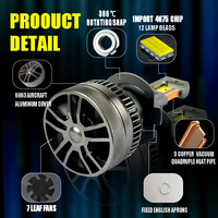 Faro Led NAOEVO para Coche 240W Súper Brillante H4 Luces Led Para Auto H1 Luz H11 Focos 9005 Bombilla de Faro Led H7