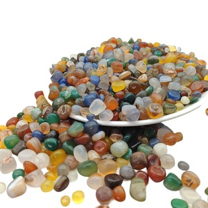 Colorful Chinese Design Agate Gravel Irregular Flower <strong>Pot</strong> Pavement Rain Stone <strong>Fish</strong> Tank Buddha Repair Manza - Product Image 5