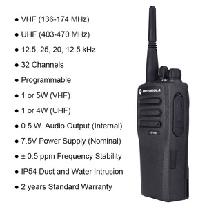 Radio portable longue portée XIR P3688 DP1400 CP200d DEP450, étanche IP54, talkie-walkie pratique - Product Image 5