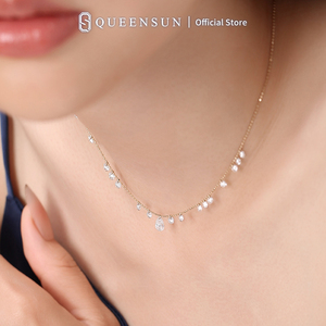 Queensun vs de igi 18k שרשרת יהלום זהב לנשים 2.06 carats de vs בהירות מתנה ליום - Product Image 4