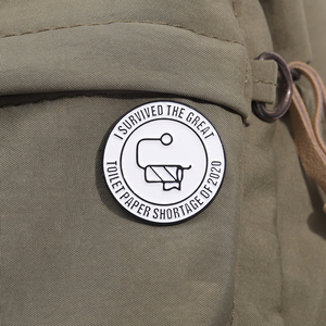 <span class=keywords><strong>Papier</strong></span> toilette émail broche dessin animé broche revers Badge bijoux cadeau pour amis enfants sacs en gros - Product Image 3