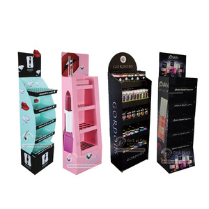 Expositor de Cartón Personalizado en Color <span class=keywords><strong>Rosa</strong></span> para Perfumes, Cuidado de la Piel, Esmalte de Uñas, Maquillaje, Lápiz Labial, Pestañas, FSDU, POP - Product Image 3