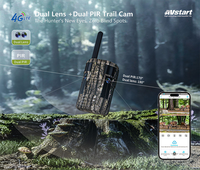 Caméra de chasse 6MP dissimulée 4G à double objectif, vision nocturne, audio bidirectionnel UBOX, caméra de sécurité solaire 4G OEM UBOX