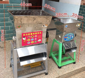 Molino de Harina de Yuca de Acero Inoxidable de 800 kg/h con Motor para Pulpa de Frutas y Verduras, Trituradora para Patata, Raíz de Loto y Batata - Product Image 6