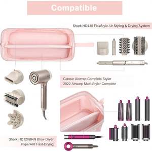 Bolsa de Viaje de Gran Capacidad para Herramientas de Peluquería para Mujer, con Abertura Amplia, Divisores Extraíbles y Material Resistente al Agua - Product Image 6