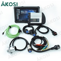 Tableta F110 Lista para Usar + Multiplexor de Diagnóstico MB STAR C4 SD Connect Compact C4 con Software para Autos y Camiones