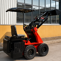 Langlebiger Kompakter Mini-Radlader mit CE- und EPA-Zertifizierung, Diesel-/Elektro-Hydrauliklader mit Mehrfachmotoroptionen