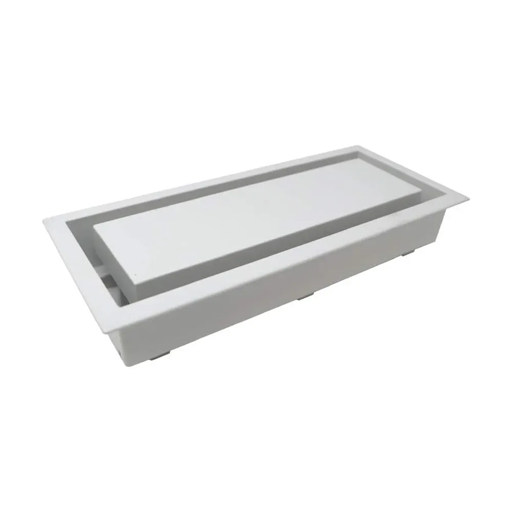 Lakeso Drywall Air Vent Air Register Hvac Ventilación Plástico Flush Wall Register Vent