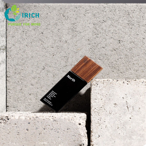 ขวดน้ำหอมแก้วเปล่าพร้อมเครื่องพ่นฝาไม้ฝาขวดน้ำหอมบรรจุภัณฑ์ - Product Image 2