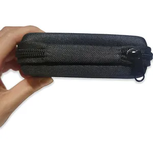 Low Price Supply Small Lightweight Custom Net Pocket Zipper Eva Hard Shell Travel Carrying Pouch Case Personalized