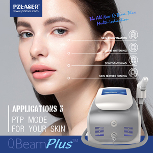 PZLASER Machine <span class=keywords><strong>laser</strong></span> ND YAG Q-Switch portable haute puissance pour le détatouage et le décoloration des sourcils, prise UE - Product Image 1