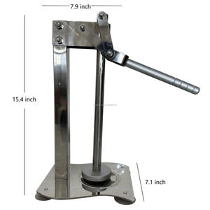 Stainless Steel <b>Press</b> Handled Manual Lemon Lime Squeezer Lemon Clip Lever Style Hand Fruit Smasher - Product Image 2