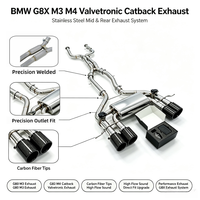 Système d'échappement en acier inoxydable OEM pour BMW M3 M4 G80 G82 S58 Performance Valvetronic Catback, tuyaux d'échappement à montage direct