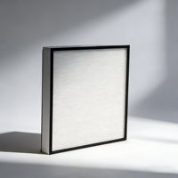 Filtre à air HEPA plissé compact H13 H14 pour équipement de filtration d'air peu encombrant