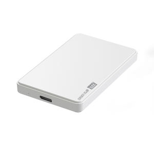 Caja para Disco Duro Móvil de <span class=keywords><strong>2</strong></span>.5 Pulgadas, USB 3.0 Externo, para Discos Mecánicos y de Estado Sólido, Universal para Computadoras de Escritorio y Portátiles, Plástico Blanco - Product Image 1