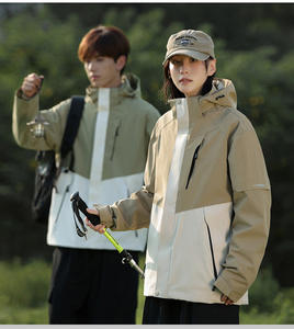 Pareja Chaqueta impermeable para <span class=keywords><strong>hombre</strong></span> Mujeres al aire libre A prueba de viento Jas Mountain Climbing Windbreaker - Product Image 3