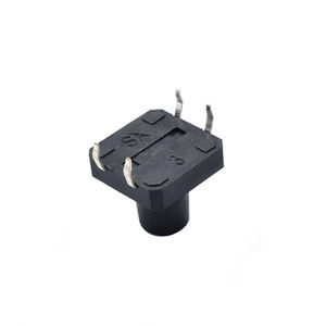 Dc 12v 50ma डुबकी टैक्ट स्विच 12*12 कस्टम ऊंचाई 12x12x12 स्पर्श स्विच गोल सिर का निर्माण नरम महसूस करने वाला स्विच - Product Image 4