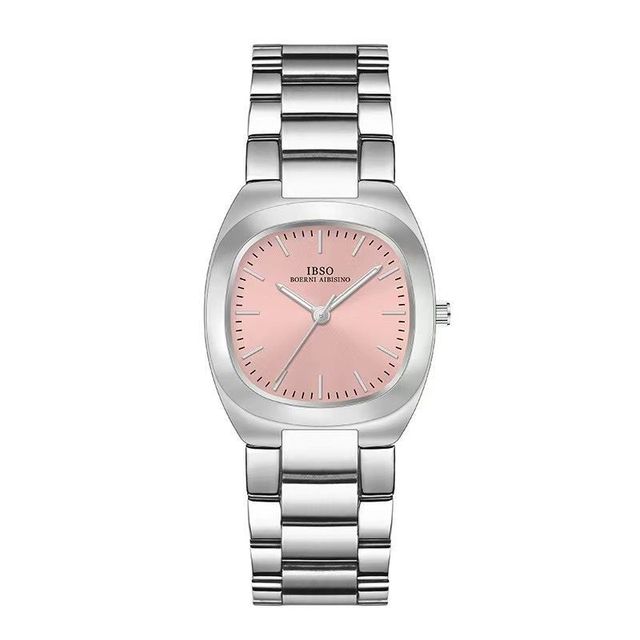 High Quality IBSO 1068L Women's Watch New Stylish Minimalist Multi-color Oval Dial Waterproof Stainless Steel Quartz Watch