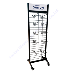 Cửa Hàng Bán Lẻ Điểm Của Cửa Hàng Bán Hàng Tùy Chỉnh Dây Lưới Lưới Tường Móc Treo Hàng Hóa Sản Phẩm Kim Loại Sàn Hiển Thị Đứng Giá - Product Image 3