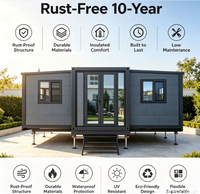 Maison pliable extensible, robuste et durable avec une forte capacité de charge et un taux d'utilisation élevé