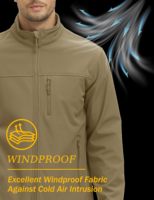 Veste Softshell Homme Personnalisée en Polaire pour la Fabrication de Vêtements – Veste Tactique Coupe-Vent d'Hiver en Gros pour Acheteurs en Vrac