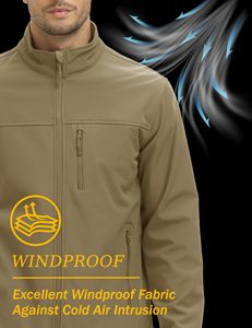 Fabricación de Prendas de Vestir, Chaqueta de Forro Polar Personalizada <span class=keywords><strong>para</strong></span> Hombre, Chaqueta Cortavientos Táctica de Invierno al por Mayor <span class=keywords><strong>para</strong></span> Compradores al por Mayor - Product Image 3