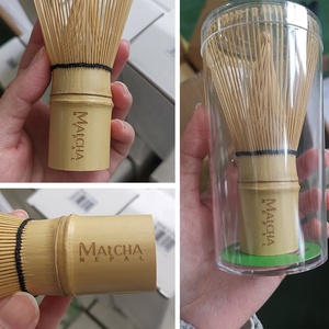 Batidor de Té <span class=keywords><strong>Matcha</strong></span> Chasen de Bambú para Ceremonia Japonesa con Logo Personalizado, <span class=keywords><strong>Accesorios</strong></span> de Cocina de 100 Puntas - Product Image 2