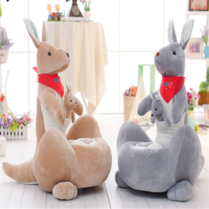 Sedia a Sdraio <span class=keywords><strong>Peluche</strong></span> a Forma <span class=keywords><strong>di</strong></span> <span class=keywords><strong>Canguro</strong></span> Madre con Bambino, Simpatico Cartone Animato, ZONOBLE ZON-090045 - Product Image 2
