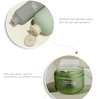 Botella de Plástico de 100 ml para Loción o Champú, con Logotipo Personalizado, Envase Vacío para Productos de Belleza