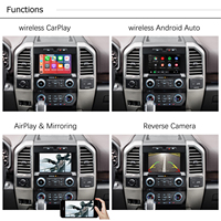 Road Top CE FCC certificado múltiples funciones inalámbrico Carplay Retrofit Kit decodificador con cámara trasera para Ford Focus 2012-2015
