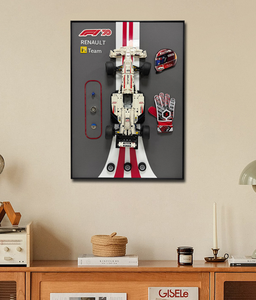 Hot bán Deco thiết kế hiện đại sơn trang trí đồ chơi sáng tạo 3D Racing Car tường phòng ăn nghệ thuật - Product Image 5