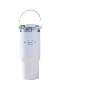 Vaso de Acero Inoxidable con Aislamiento al Vacío de Gran Capacidad, para Fitness, Viajes, Doble Uso, con Asa Suave y Pajita, para Agua, para Hombres y Mujeres, para Coche, para Hielo - Product Image 5