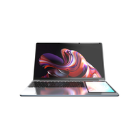 Nouvel ordinateur portable de jeu sans fil à double écran 15,6''+7'' avec écran tactile, clavier anglais, prix d'usine, panneau TN, SSD, N5095