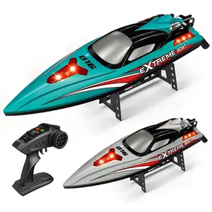 55 KM/H de alta velocidad sin escobillas Rc Racing Boat Jet 2,4 GHz impermeable Rc barco modelo de <span class=keywords><strong>lancha</strong></span> rápida - Product Image 1