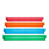Rastrillo de Mahjong Americano de 18 Pulgadas, Regla Transparente para Fichas de Mahjong, Varilla de Empuje 2 en 1, Organizador de Fichas, Material ABS, Duradero, Portátil, Resistente al Agua