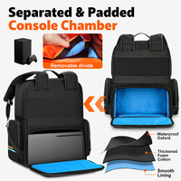 Étui de transport pour console de jeu, sac de transport portable avec suffisamment d'espace de rangement pour les manettes, étui de transport pour manettes