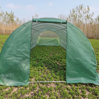 Serre agricole Offre Spéciale de 10x3x2m Serre de tunnel de plain-pied de preuve de putréfaction de cadre en acier galvanisé résistant facilement assemblée
