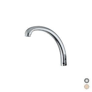 Robinet de lavabo finition chromée, bec haut arqué, design moderne, robinet d'évier de cuisine - Product Image 1