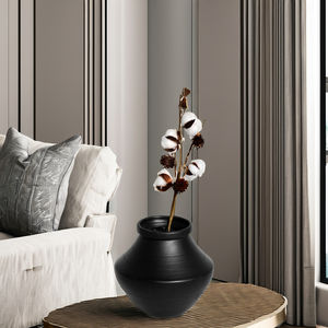 Vase en terre cuite style Art déco nordique, en polyrésine, pour décoration de table, mariage, ornement de maison, objets décoratifs vintage - Product Image 2