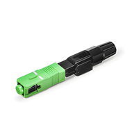 Conector SC UPC APC de Pre-Pulido Rápido OEM Azul Verde SC PC FTTH Equipo de Fibra Óptica de Montaje Rápido Reutilizable 04 SC